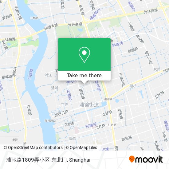 浦驰路1809弄小区-东北门 map