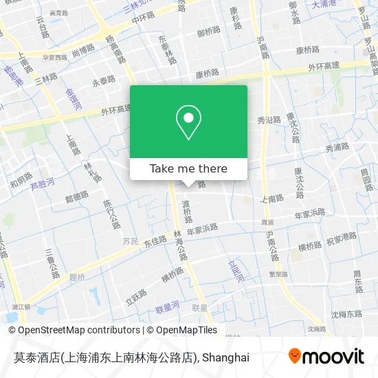 莫泰酒店(上海浦东上南林海公路店) map