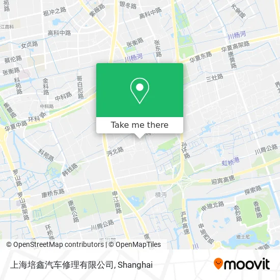 上海培鑫汽车修理有限公司 map