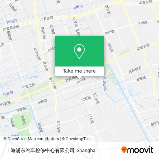 上海浦东汽车检修中心有限公司 map