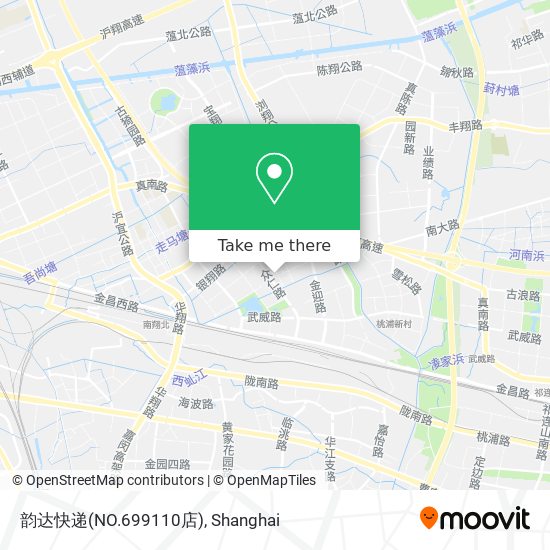 韵达快递(NO.699110店) map