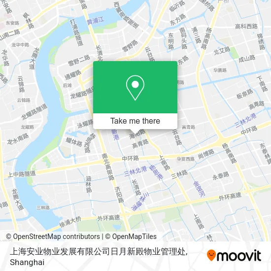 上海安业物业发展有限公司日月新殿物业管理处 map