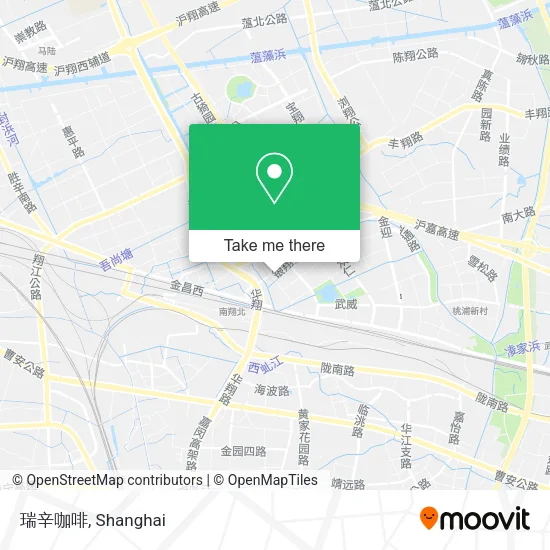 瑞辛咖啡 map