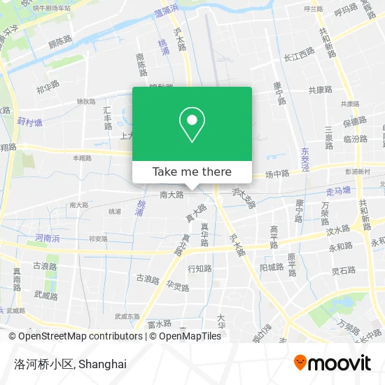 洛河桥小区 map