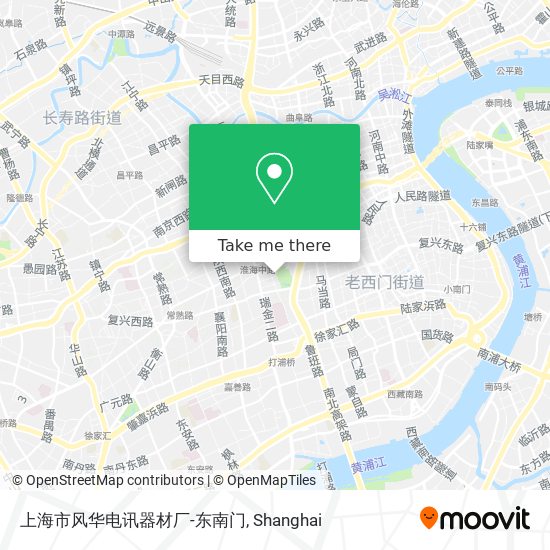 上海市风华电讯器材厂-东南门 map