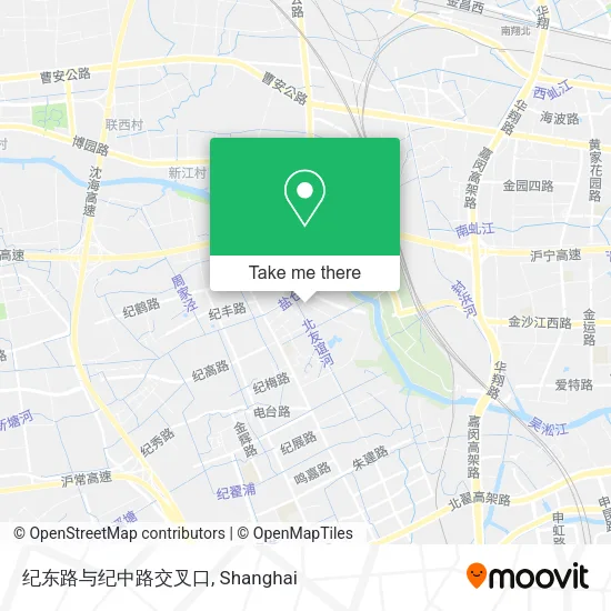 纪东路与纪中路交叉口 map