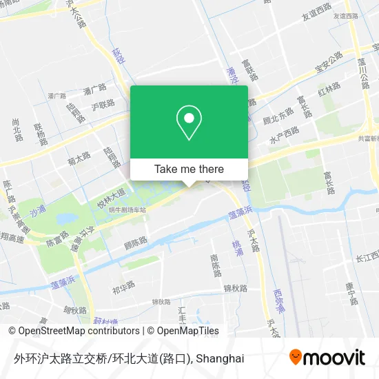 外环沪太路立交桥/环北大道(路口) map