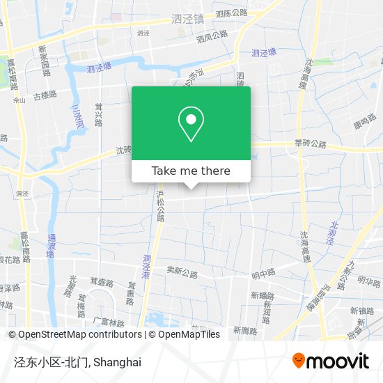 泾东小区-北门 map