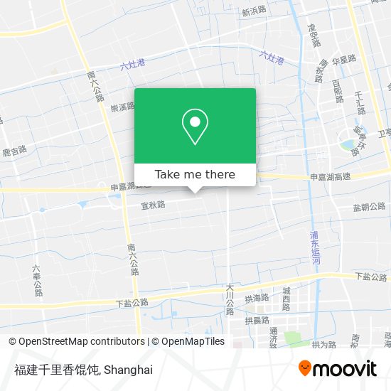 福建千里香馄饨 map