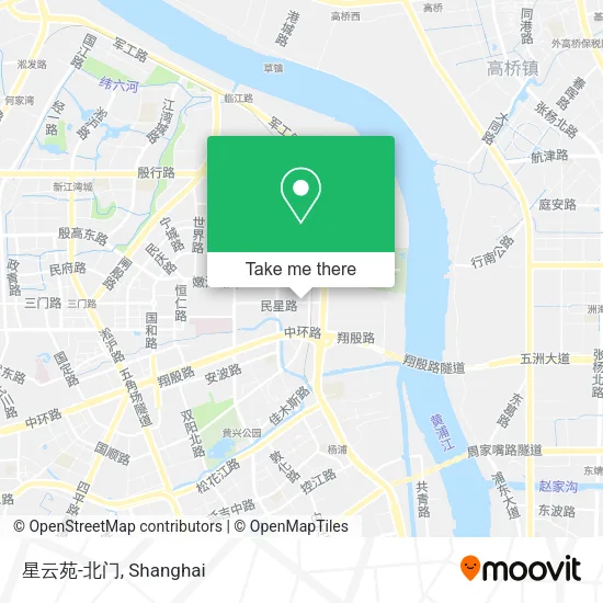 星云苑-北门 map