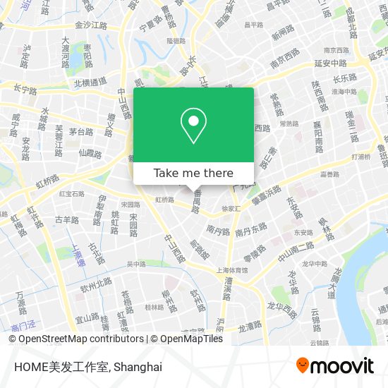 HOME美发工作室 map
