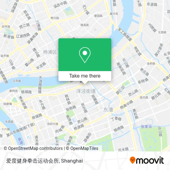 爱度健身拳击运动会所 map