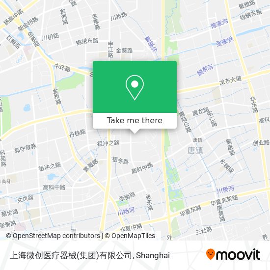 上海微创医疗器械(集团)有限公司 map