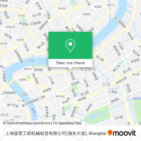 上海骏昱工程机械租赁有限公司(浦东大道) map