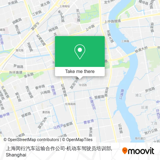 上海闵行汽车运输合作公司-机动车驾驶员培训部 map