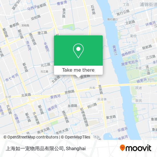 上海如一宠物用品有限公司 map