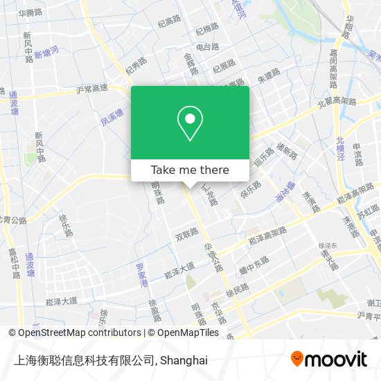上海衡聪信息科技有限公司 map