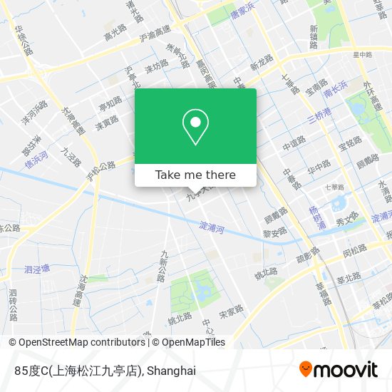 85度C(上海松江九亭店) map
