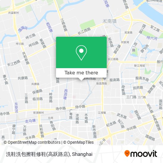 洗鞋洗包擦鞋修鞋(高跃路店) map