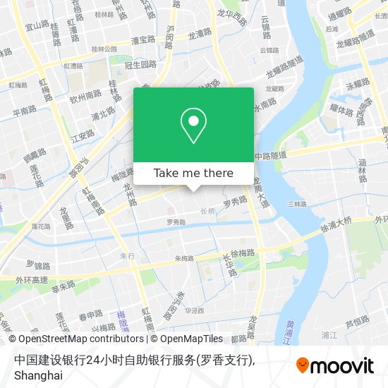 中国建设银行24小时自助银行服务(罗香支行) map