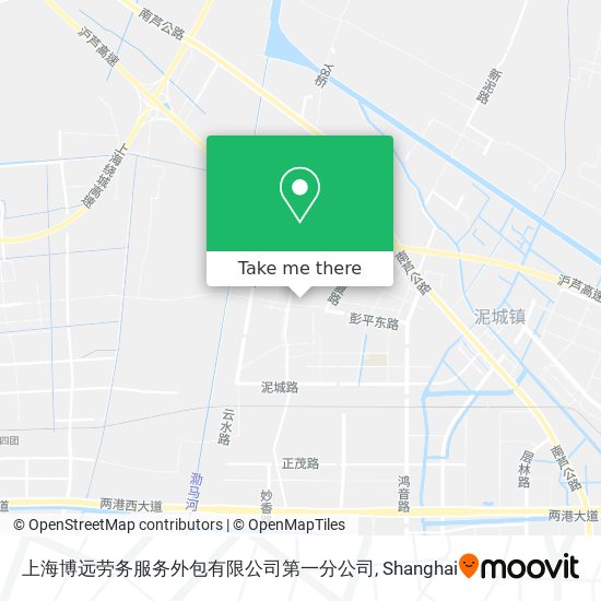上海博远劳务服务外包有限公司第一分公司 map