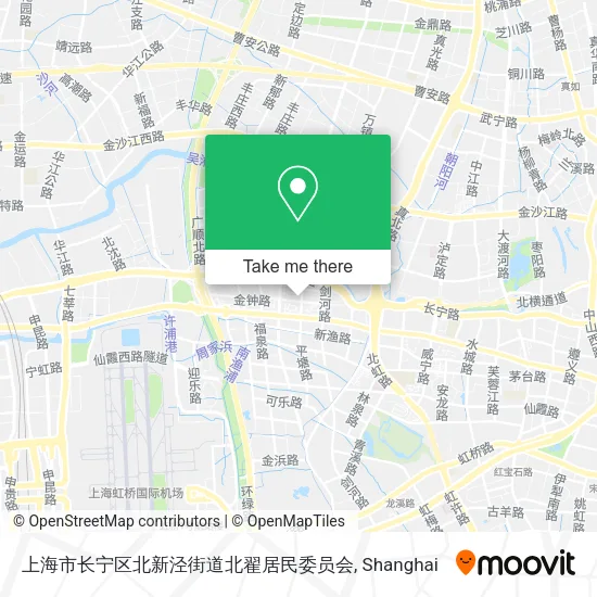 上海市长宁区北新泾街道北翟居民委员会 map