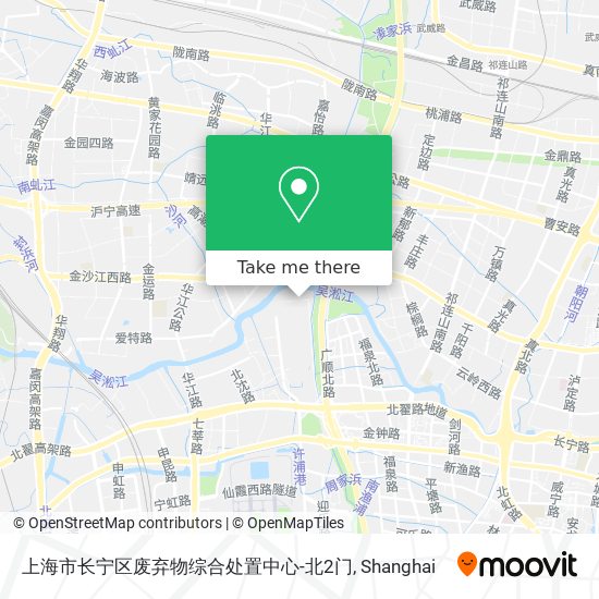 上海市长宁区废弃物综合处置中心-北2门 map
