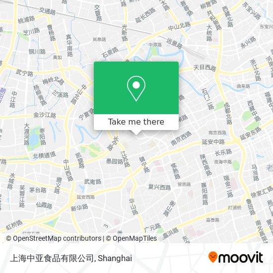 上海中亚食品有限公司 map