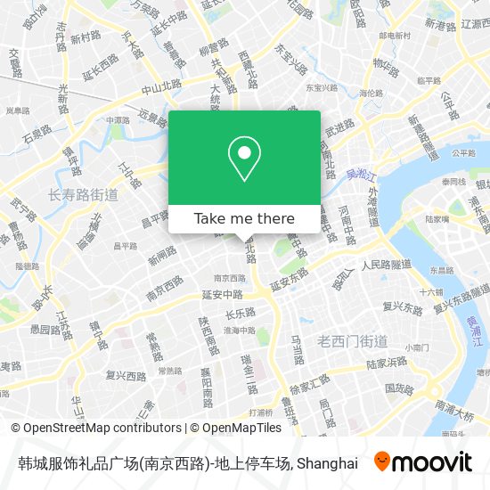 韩城服饰礼品广场(南京西路)-地上停车场 map
