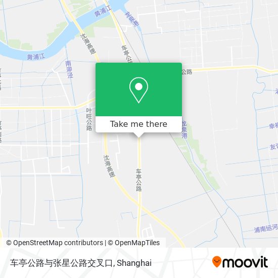 车亭公路与张星公路交叉口 map