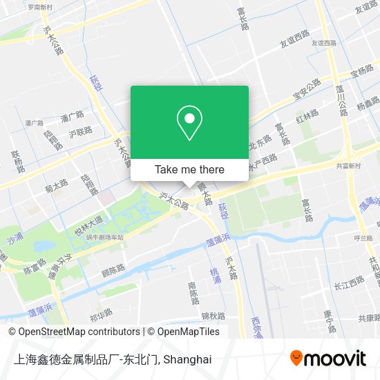 上海鑫德金属制品厂-东北门 map