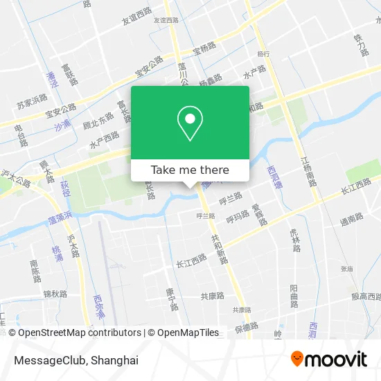 MessageClub map