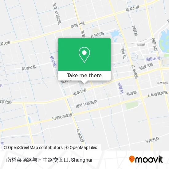 南桥菜场路与南中路交叉口 map