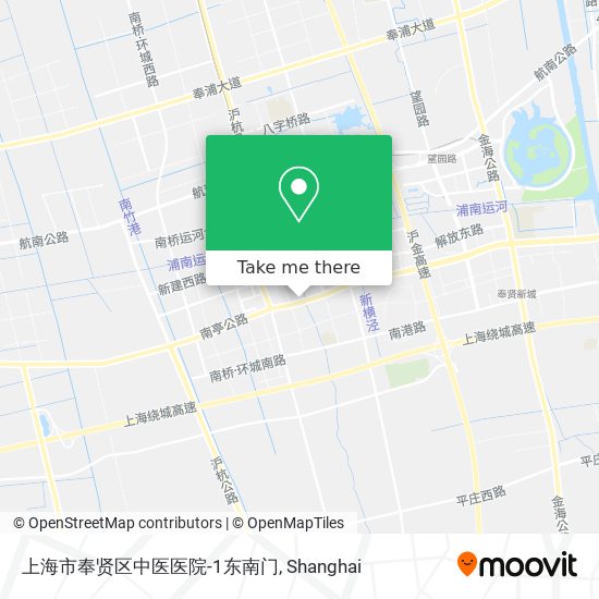 上海市奉贤区中医医院-1东南门 map