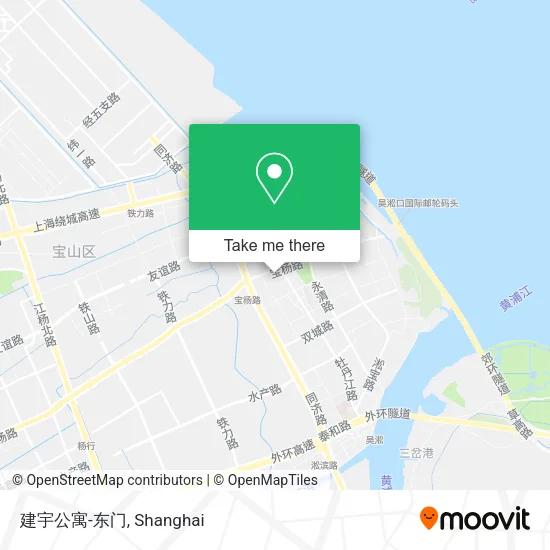 建宇公寓-东门 map