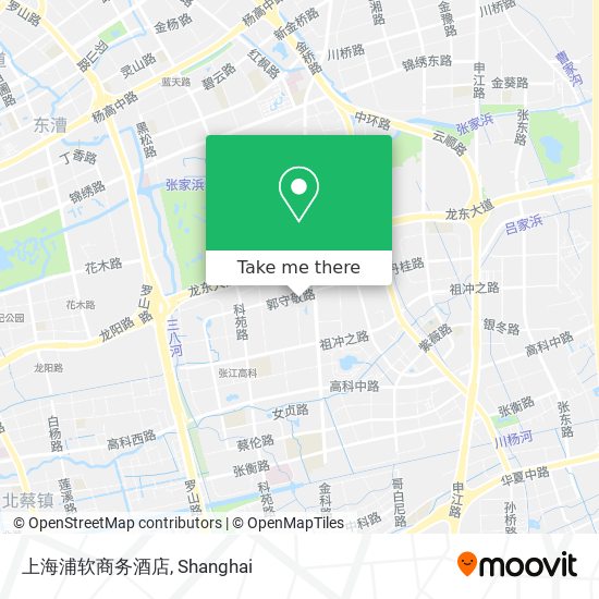 上海浦软商务酒店 map