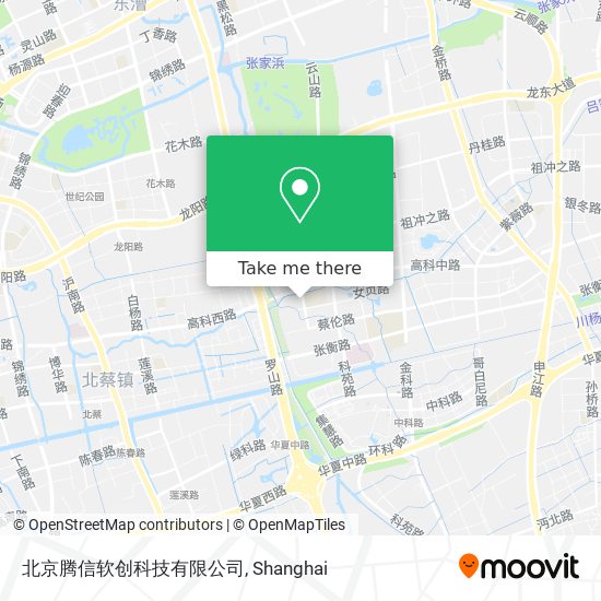 北京腾信软创科技有限公司 map