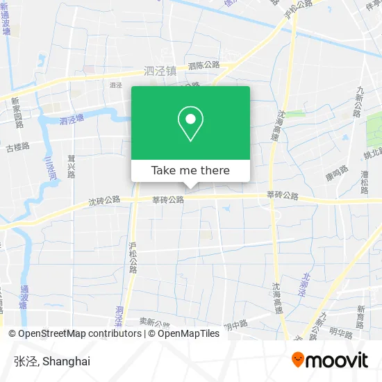 张泾 map