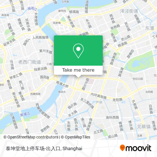 泰坤堂地上停车场-出入口 map