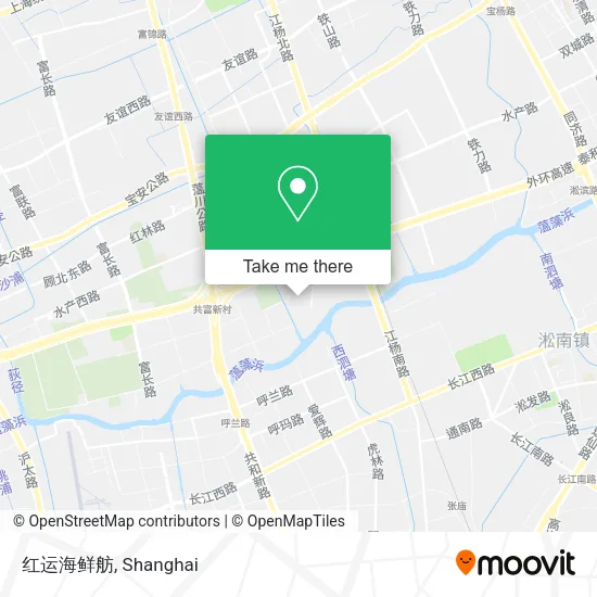 红运海鲜舫 map