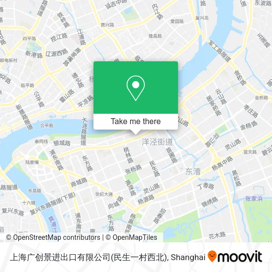 上海广创景进出口有限公司(民生一村西北) map