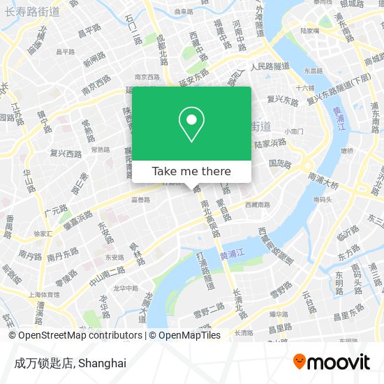 成万锁匙店 map