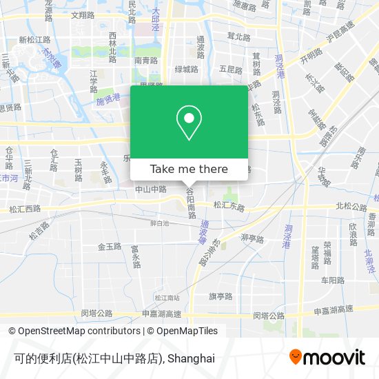 可的便利店(松江中山中路店) map
