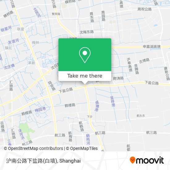 沪南公路下盐路(白墙) map