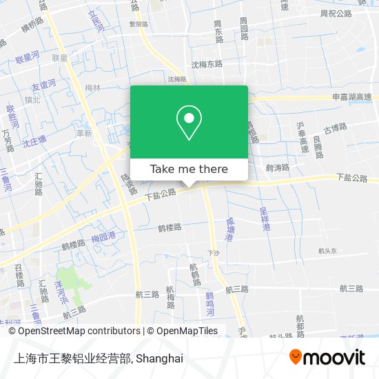 上海市王黎铝业经营部 map