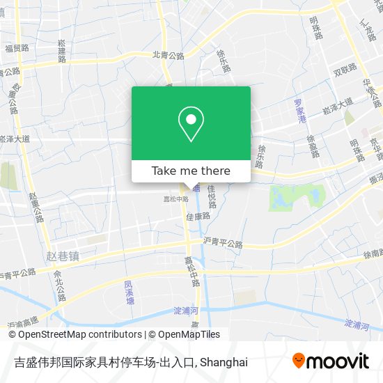 吉盛伟邦国际家具村停车场-出入口 map