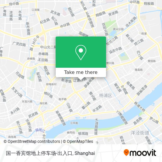 国一香宾馆地上停车场-出入口 map