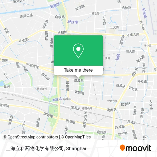 上海立科药物化学有限公司 map