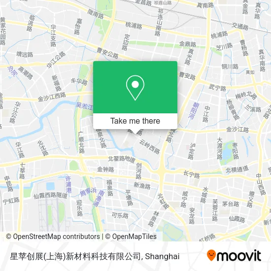 星苹创展(上海)新材料科技有限公司 map