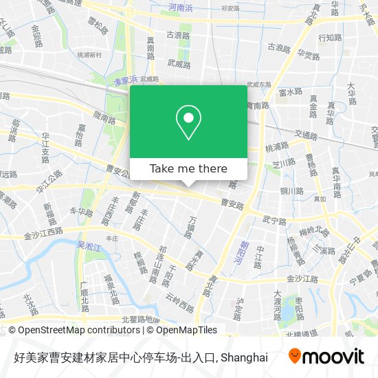 好美家曹安建材家居中心停车场-出入口 map